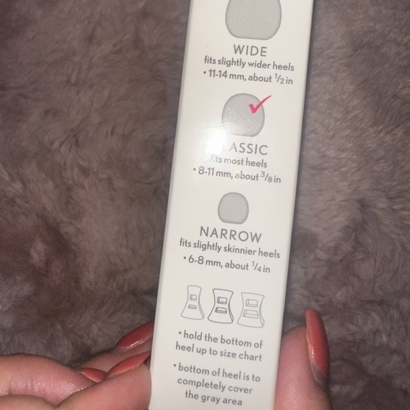 New solemates high heeled clear high heel heel protector classic - Picture 2 of 4